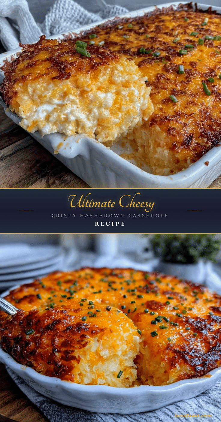 crispy cheesy hashbrown casserole recipe
