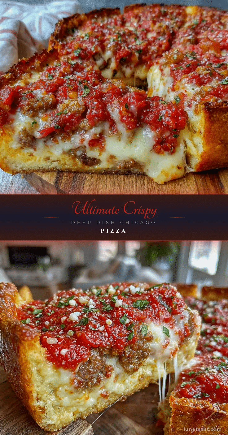 crispy deep dish chicago pizza recipe