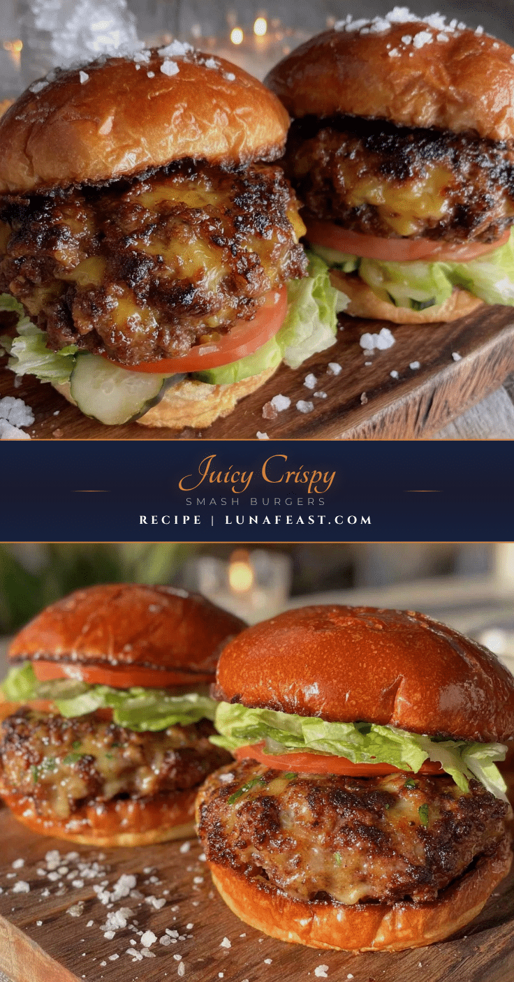 crispy smash burgers recipe