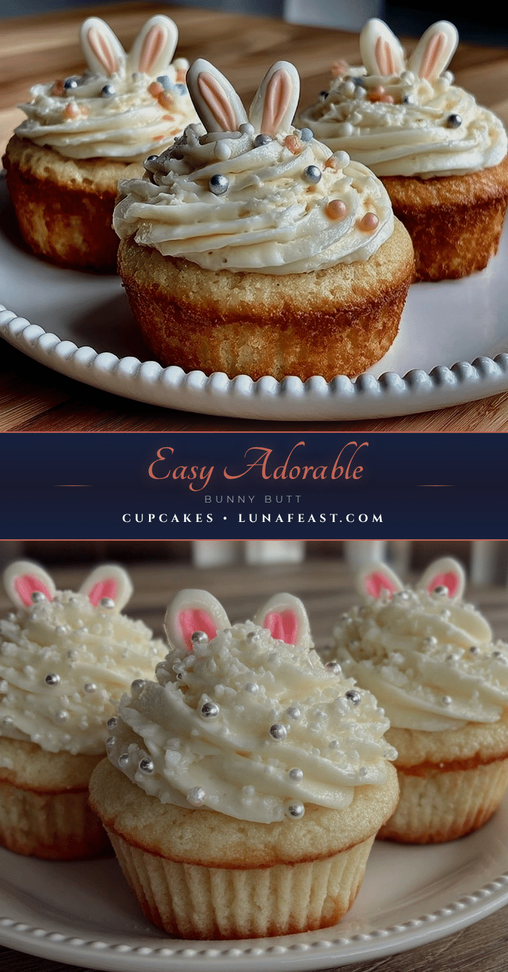 easy bunny butt cupcakes recipe