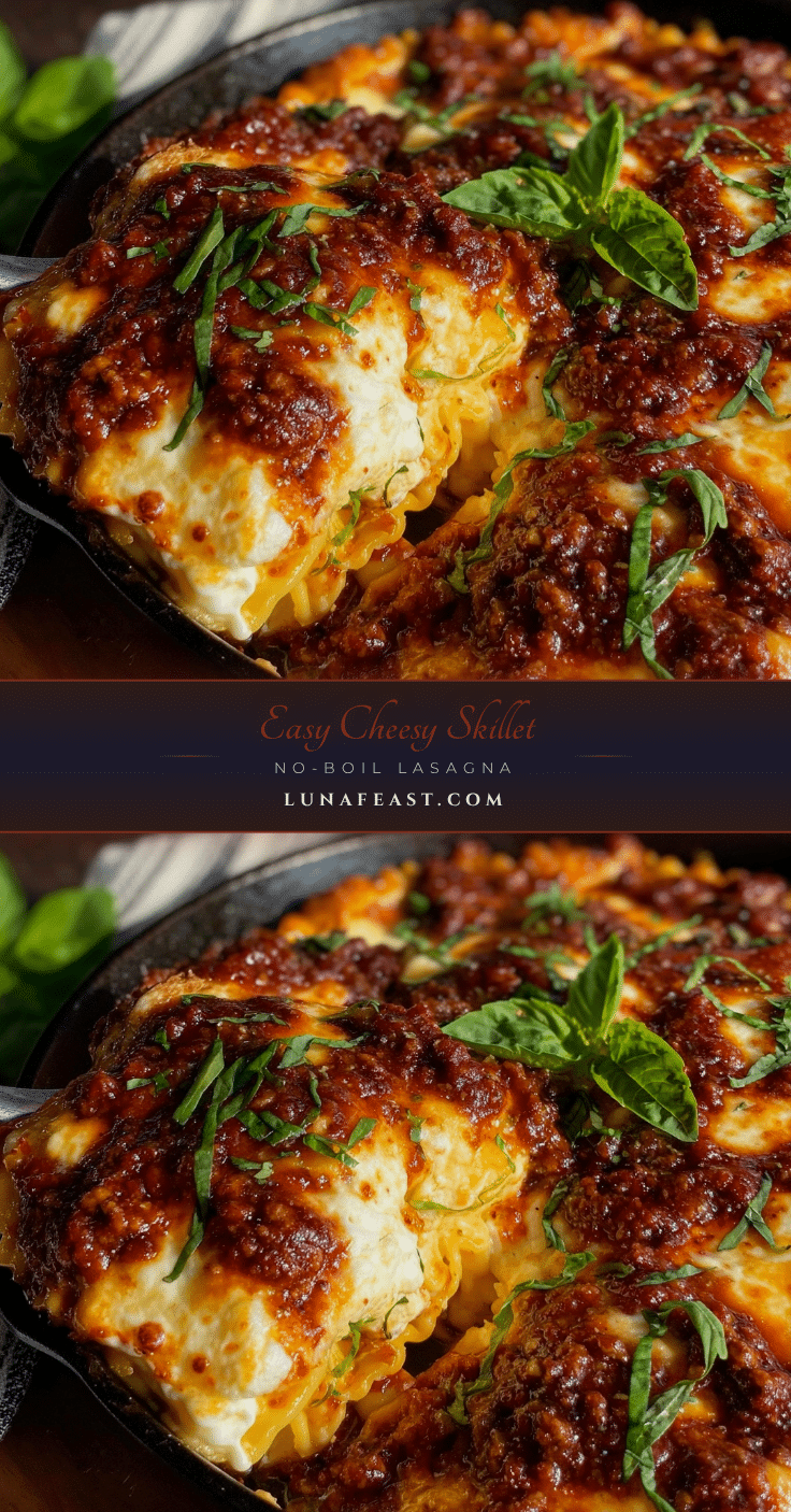easy cheesy skillet lasagna recipe