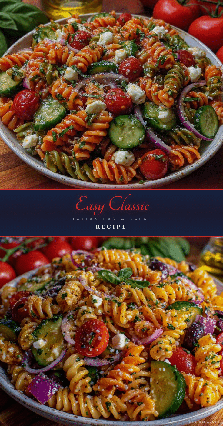 easy classic Italian pasta salad recipe