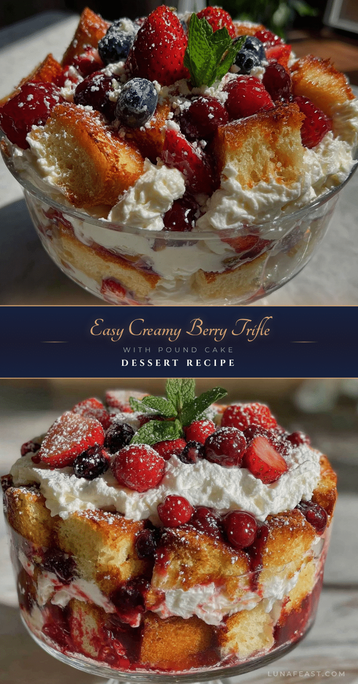 easy creamy berry trifle recipe
