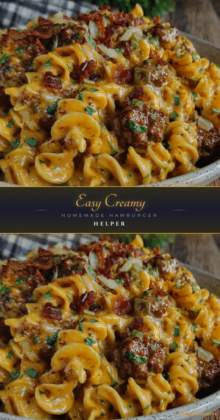 easy creamy homemade hamburger helper recipe
