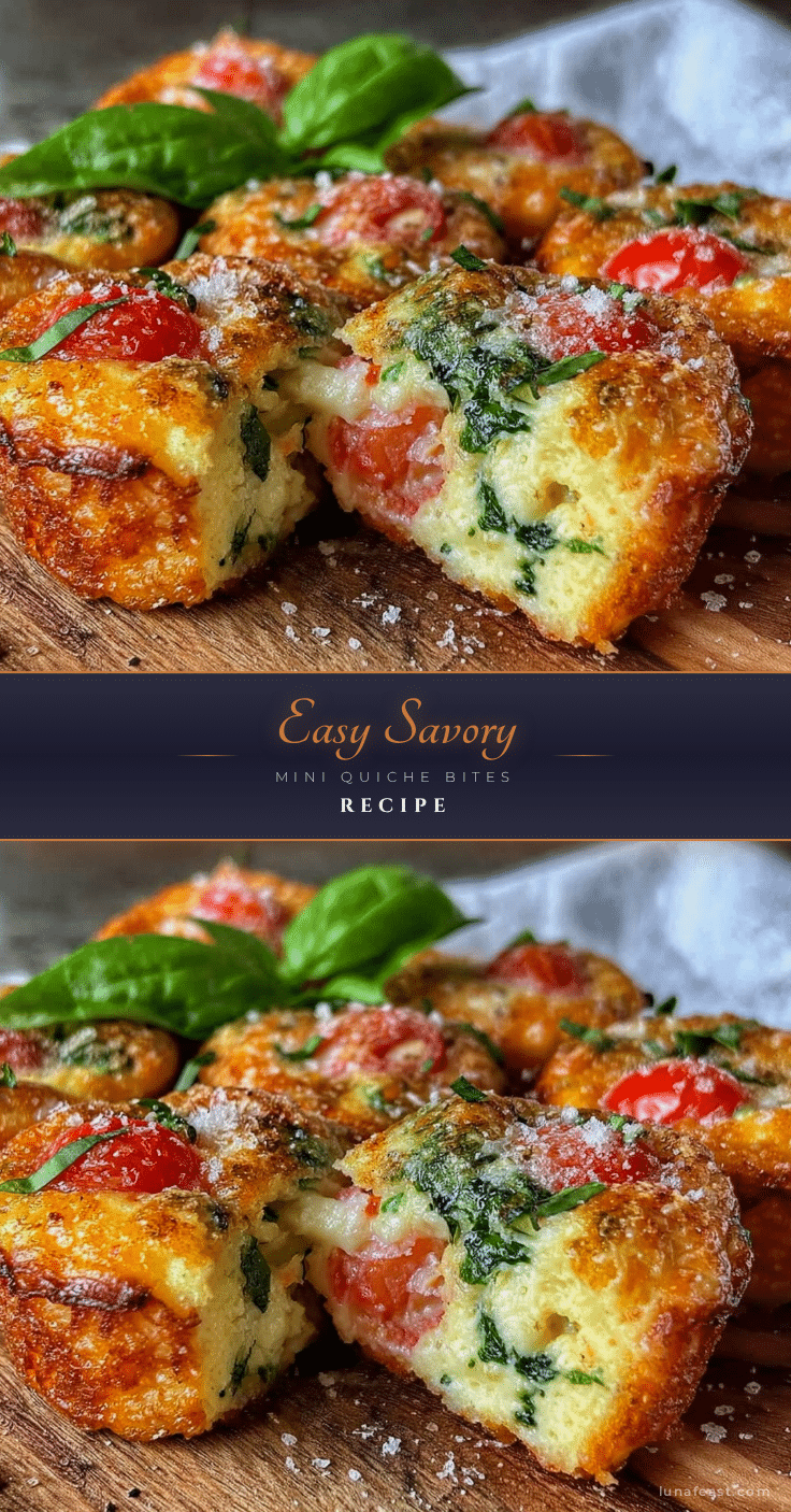 easy savory mini quiche bites recipe