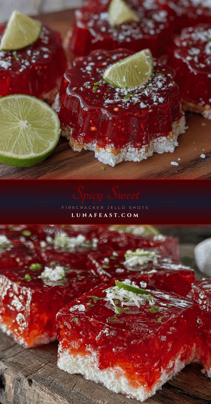Flavorful Firecracker Jello Shots recipe