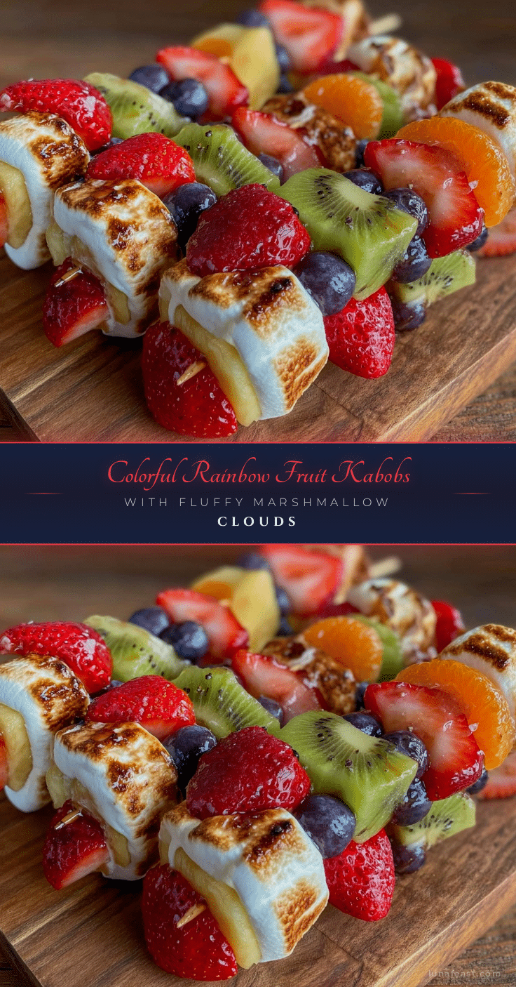 fresh rainbow fruit kabobs recipe