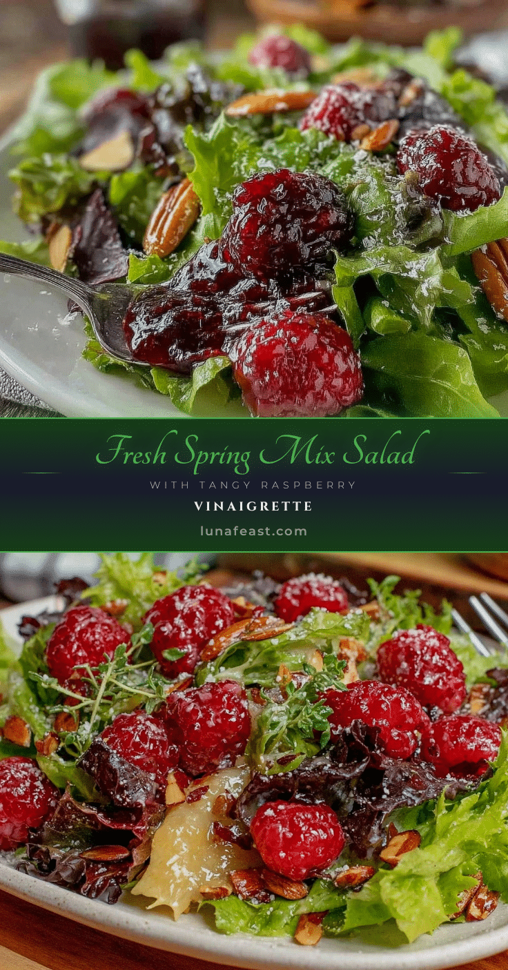 fresh spring mix salad recipe
