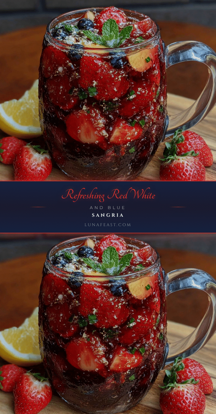red white and blue sangria recipe recipe