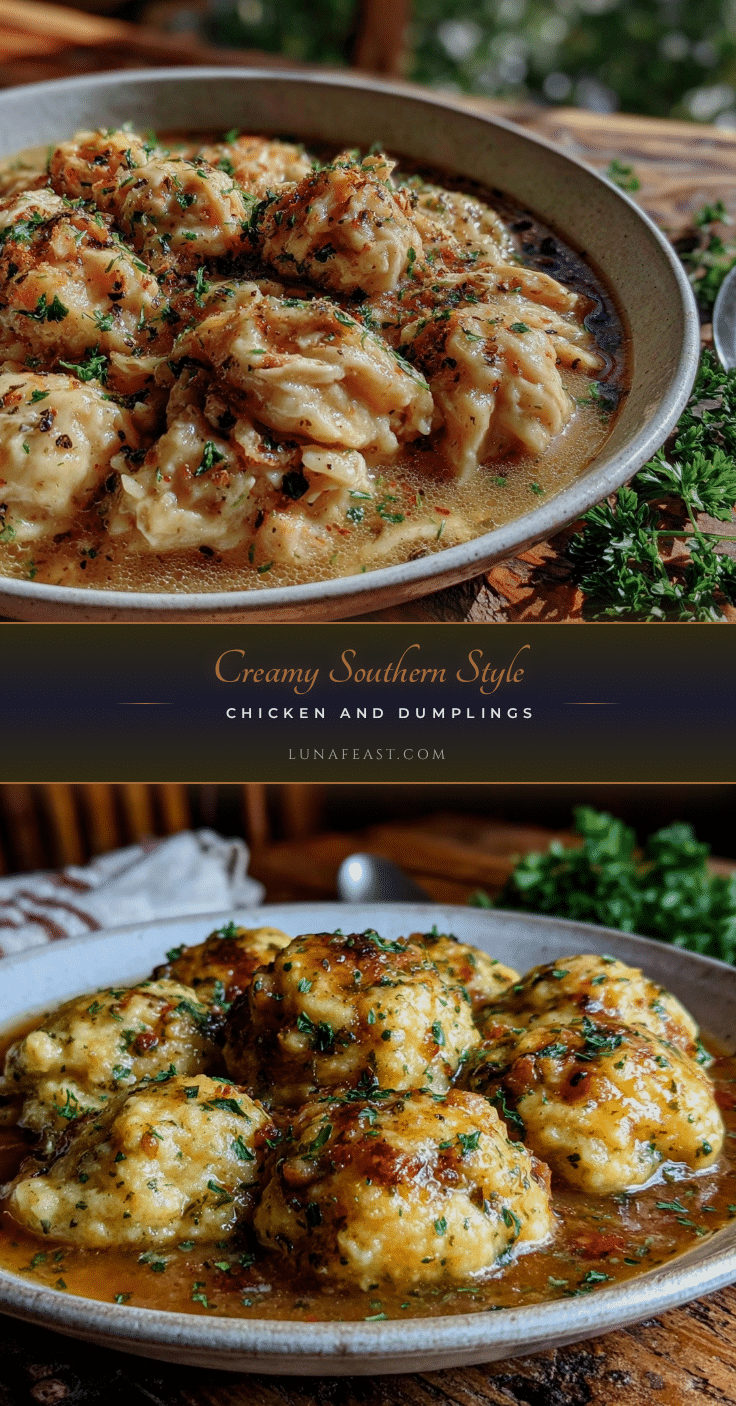 southern style chicken and dumplings recipe