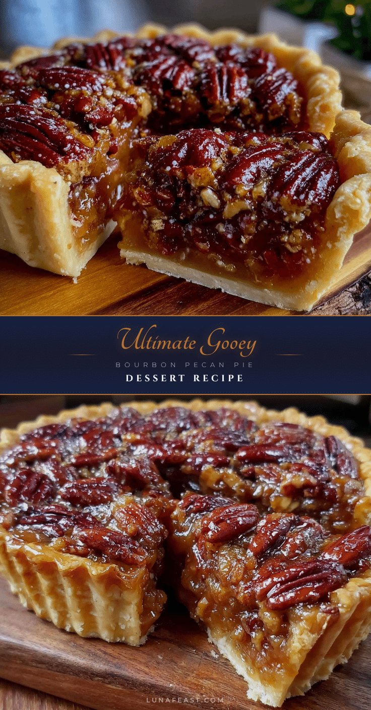 ultimate gooey bourbon pecan pie recipe
