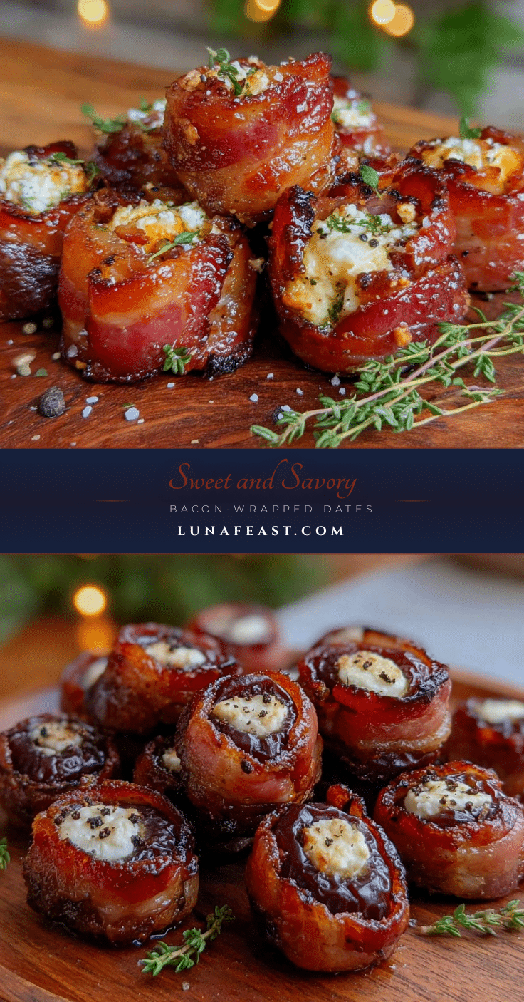 bacon-wrapped dates stuffed with goat cheese recipe
