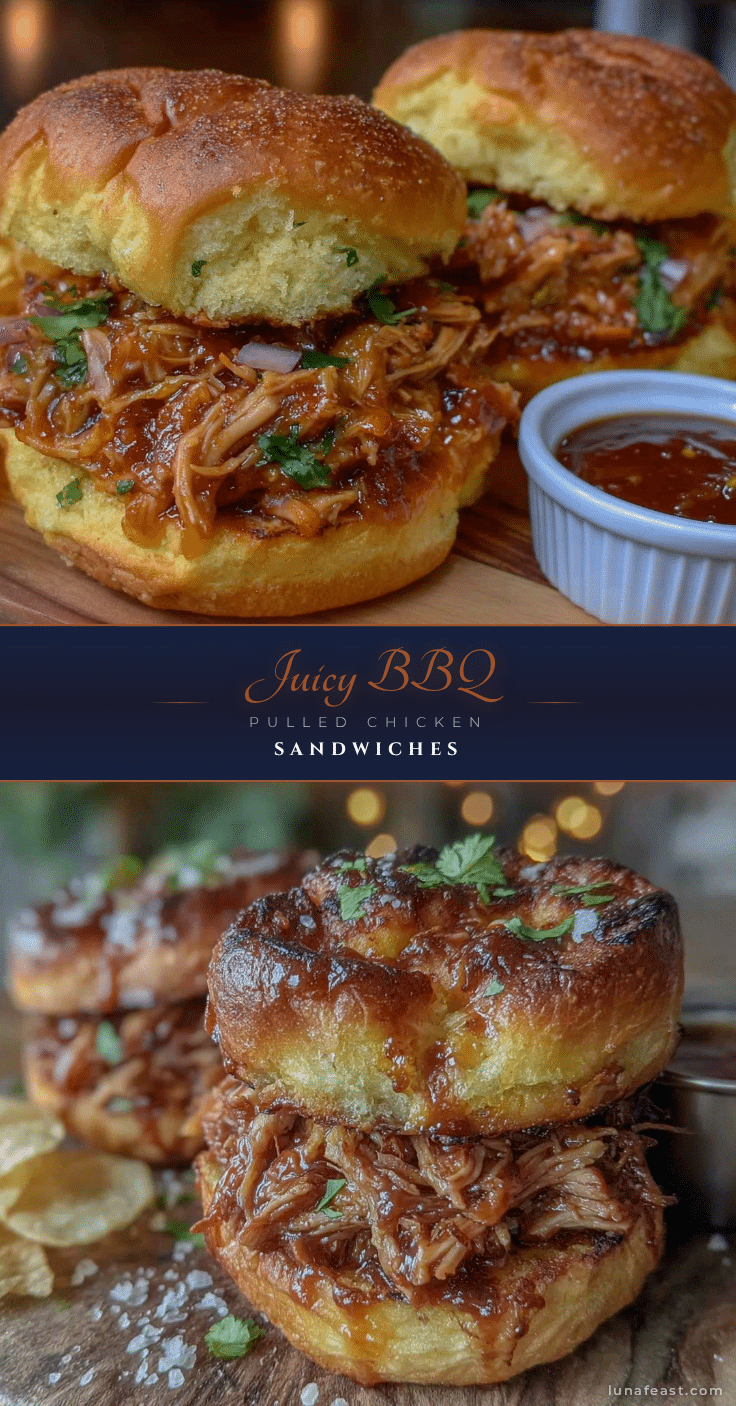bbq pulled chicken sandwiches recipe
