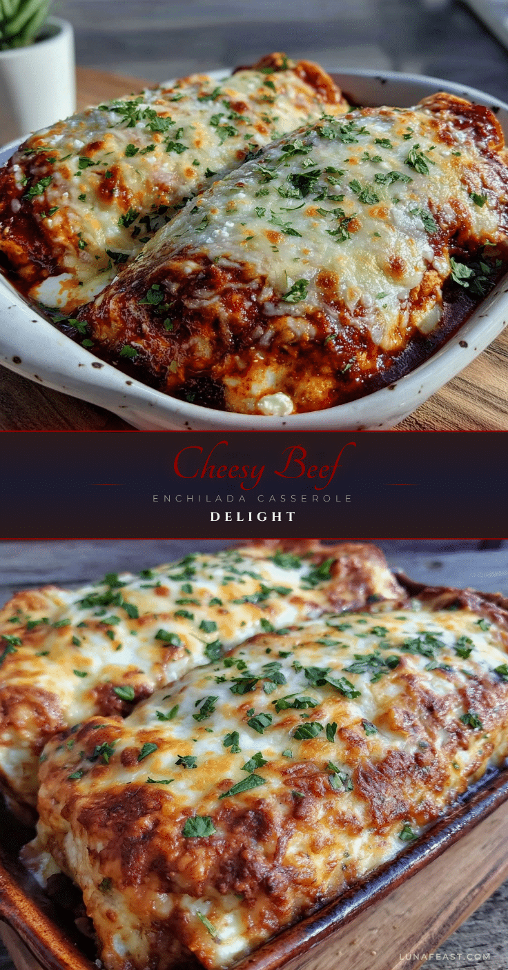 beef and cheese enchilada casserole recipe