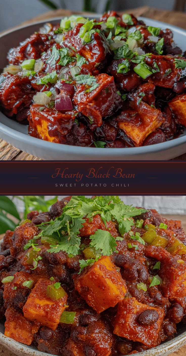 black bean and sweet potato chili recipe