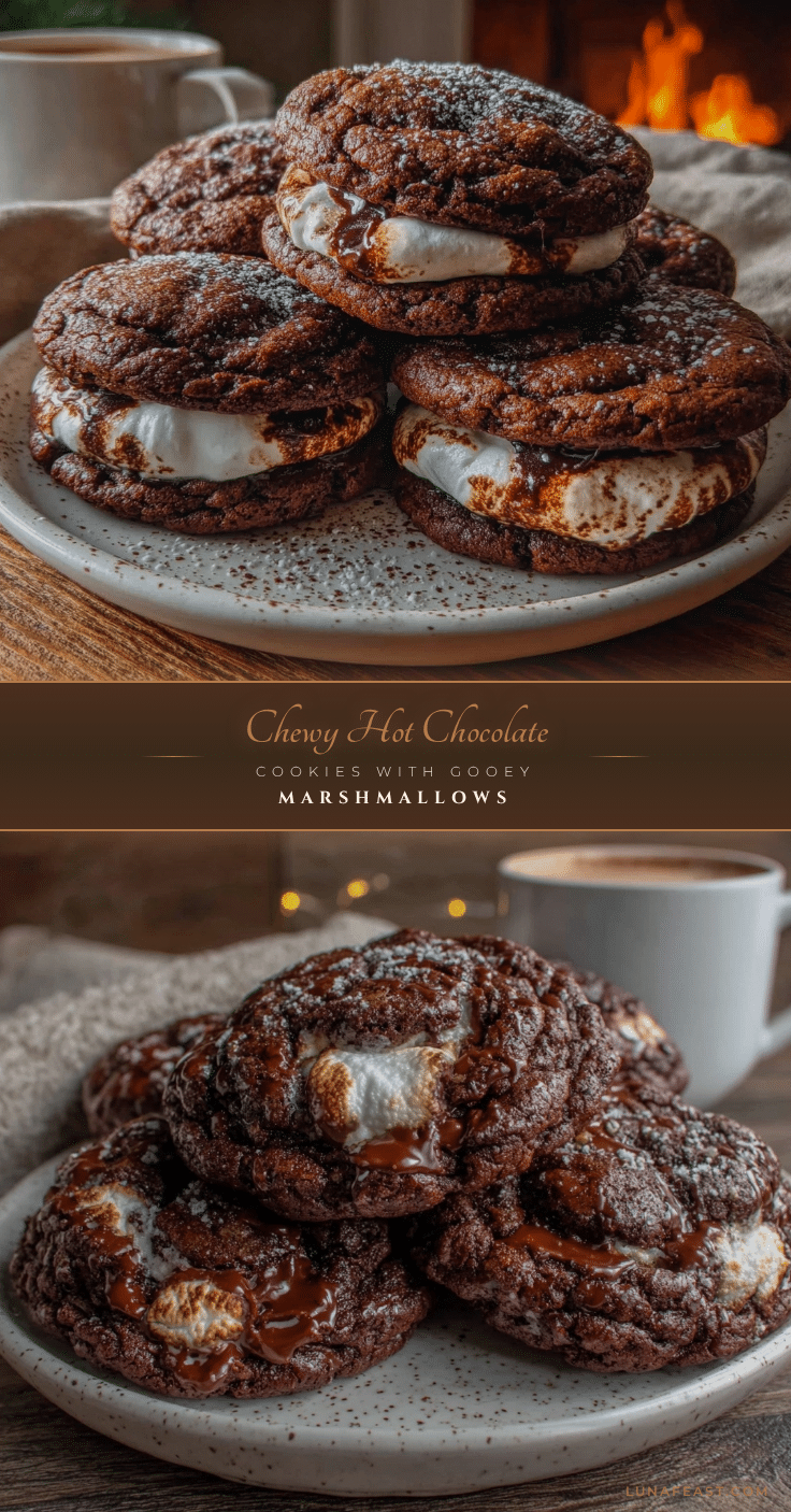 chewy hot chocolate cookies recipe