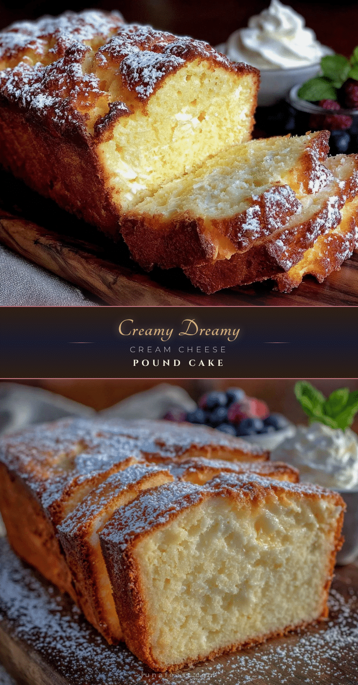 cream cheese pound cake recipe