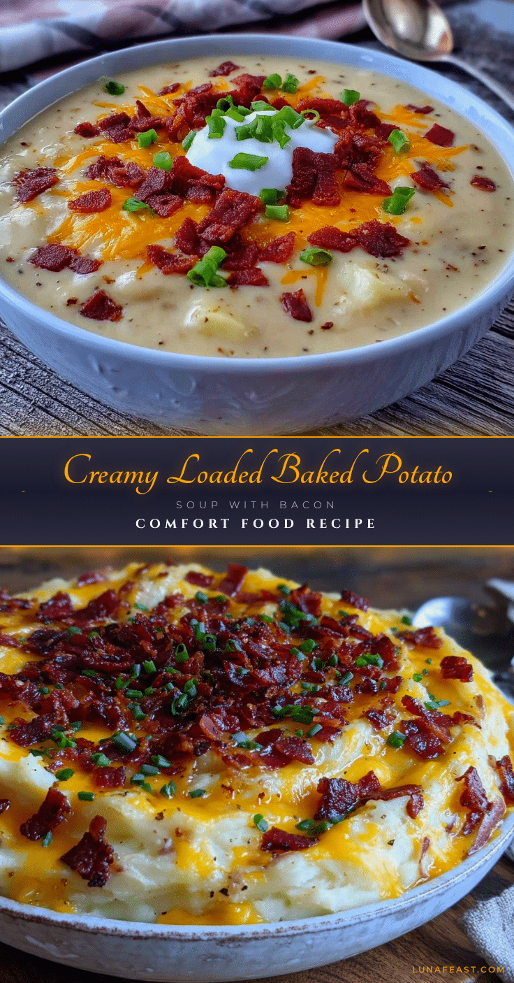 creamy loaded baked potato soup recipe