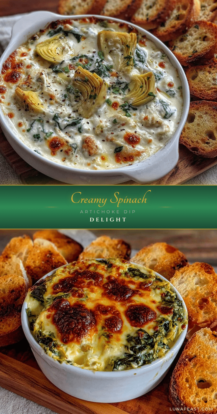 creamy spinach artichoke dip recipe recipe
