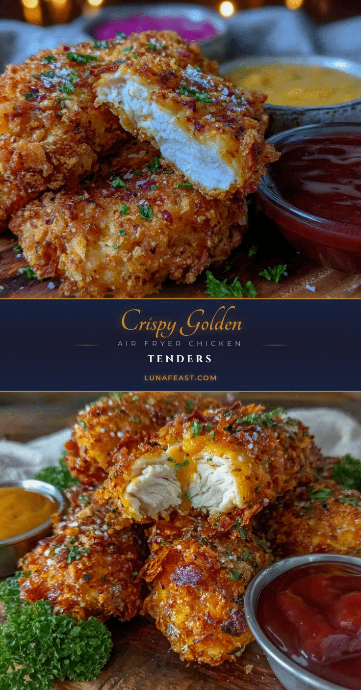 crispy air fryer chicken tenders recipe