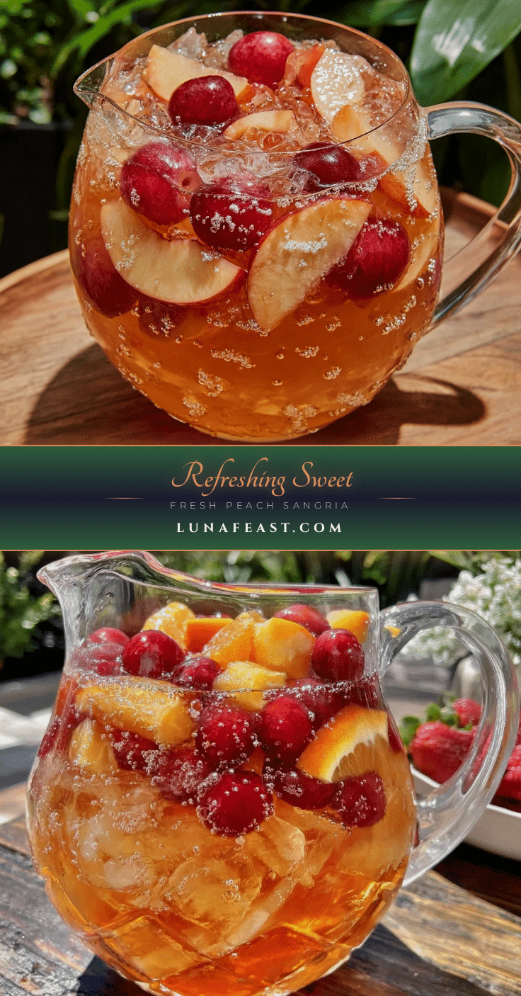 fresh peach sangria recipe