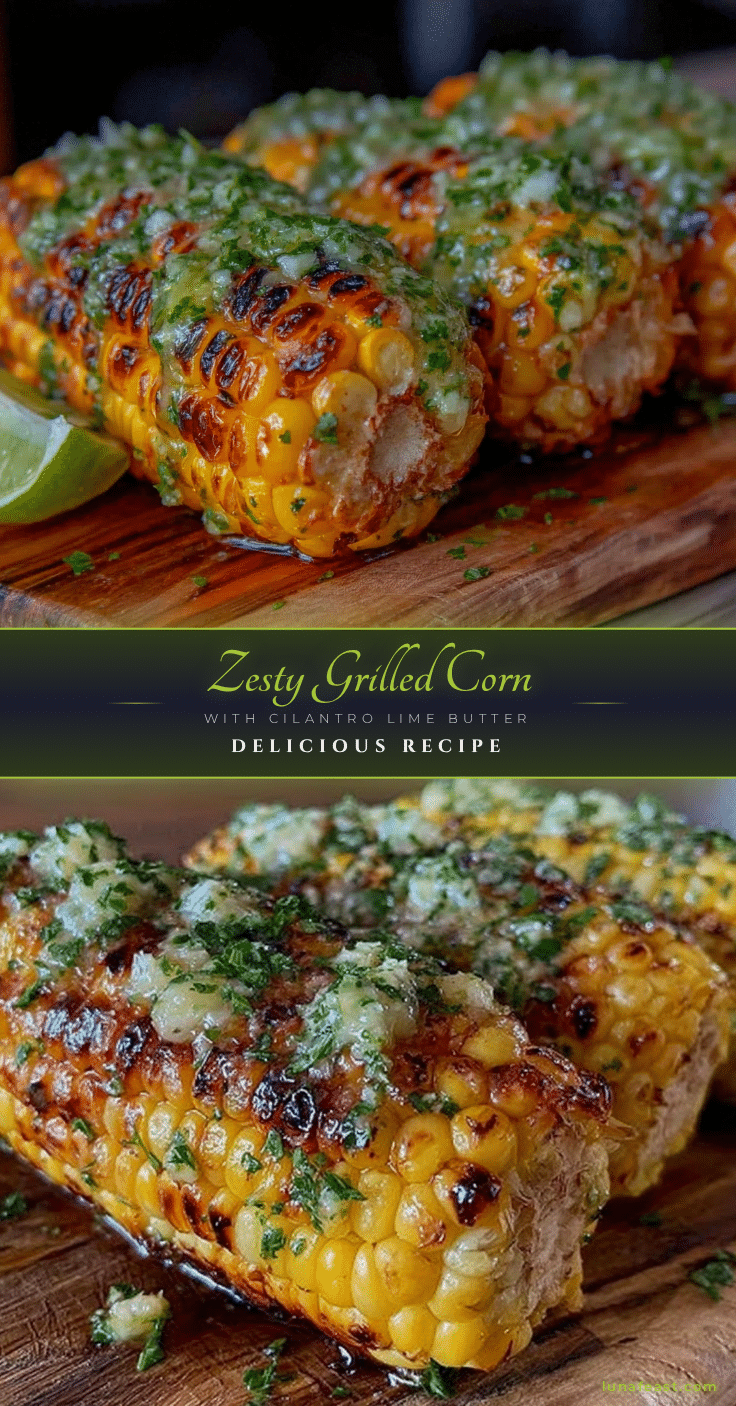 grilled corn with cilantro lime butter recipe