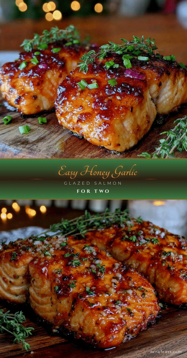 honey garlic glazed salmon recipe