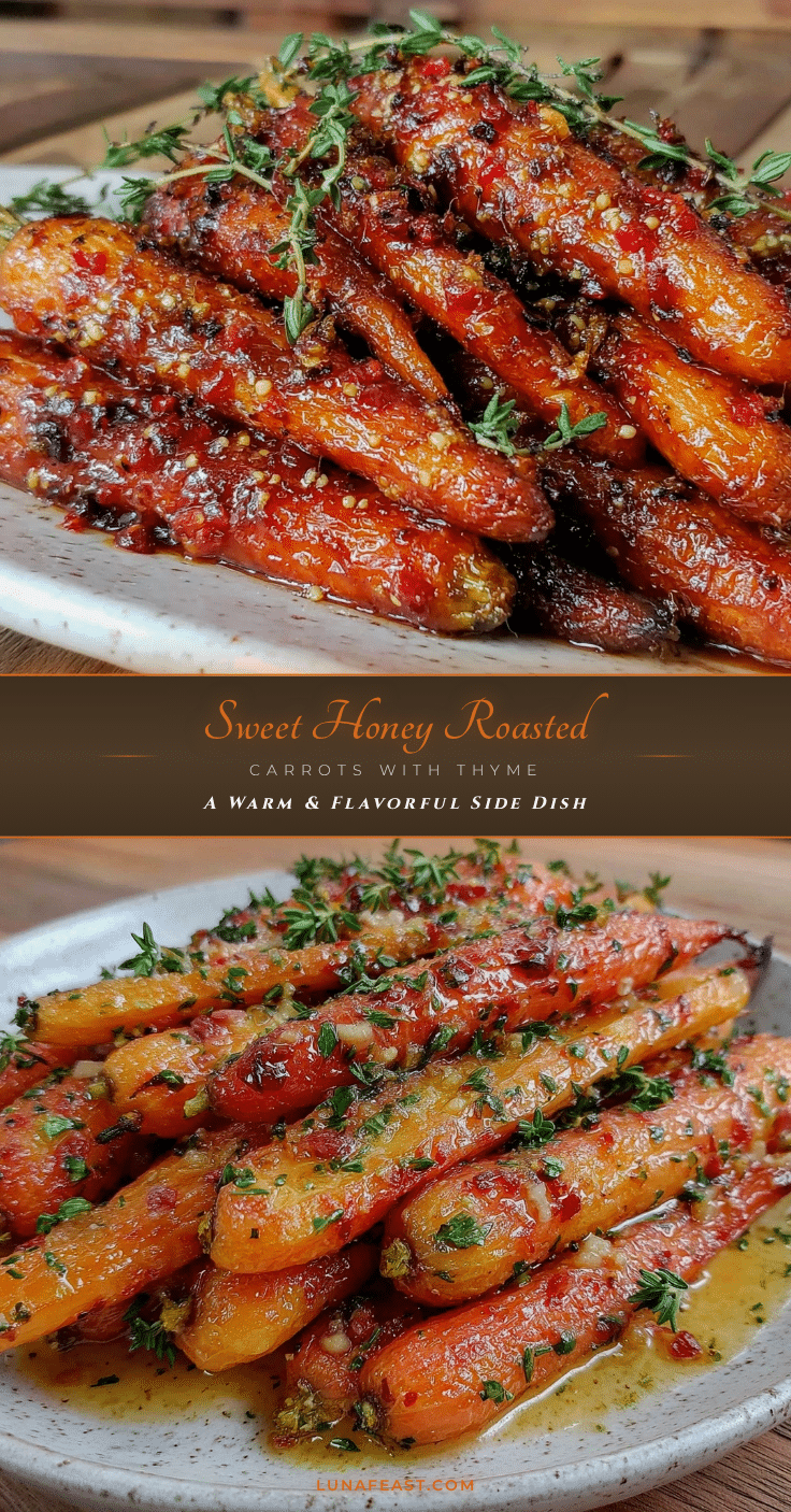 honey roasted carrots with thyme recipe