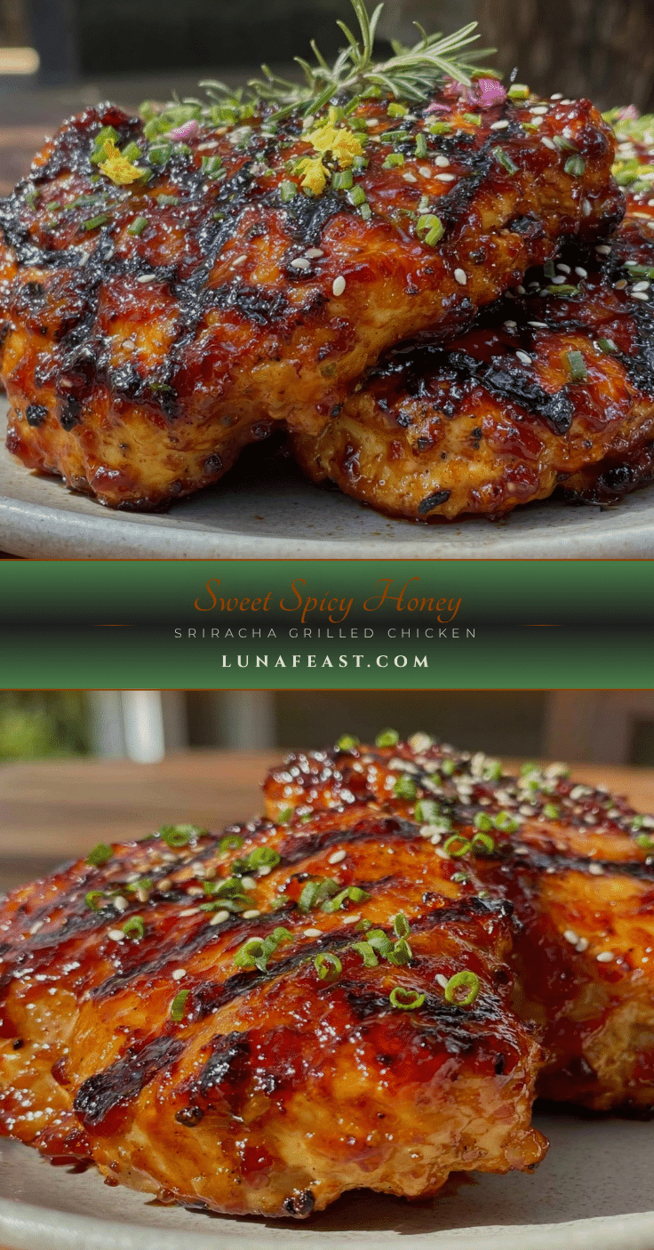 Honey Sriracha Grilled Chicken recipe