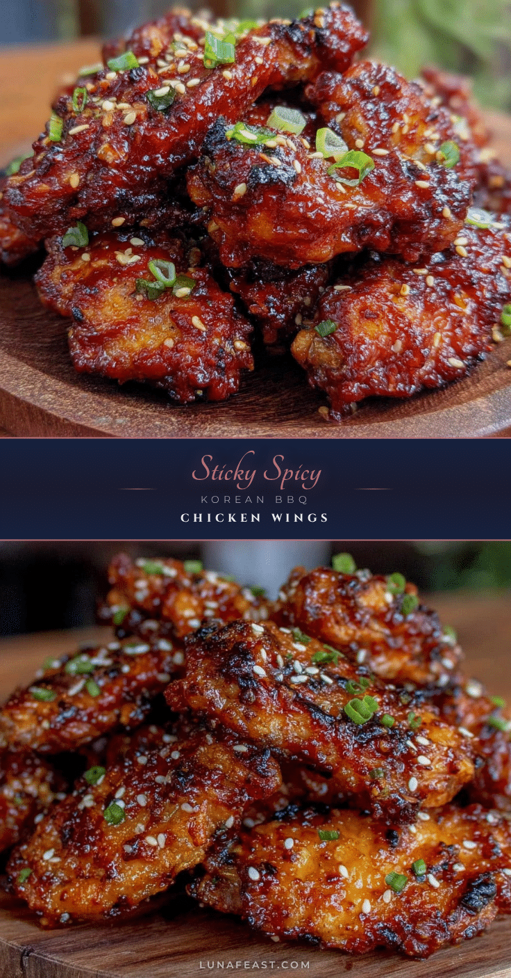 Korean BBQ chicken wings recipe