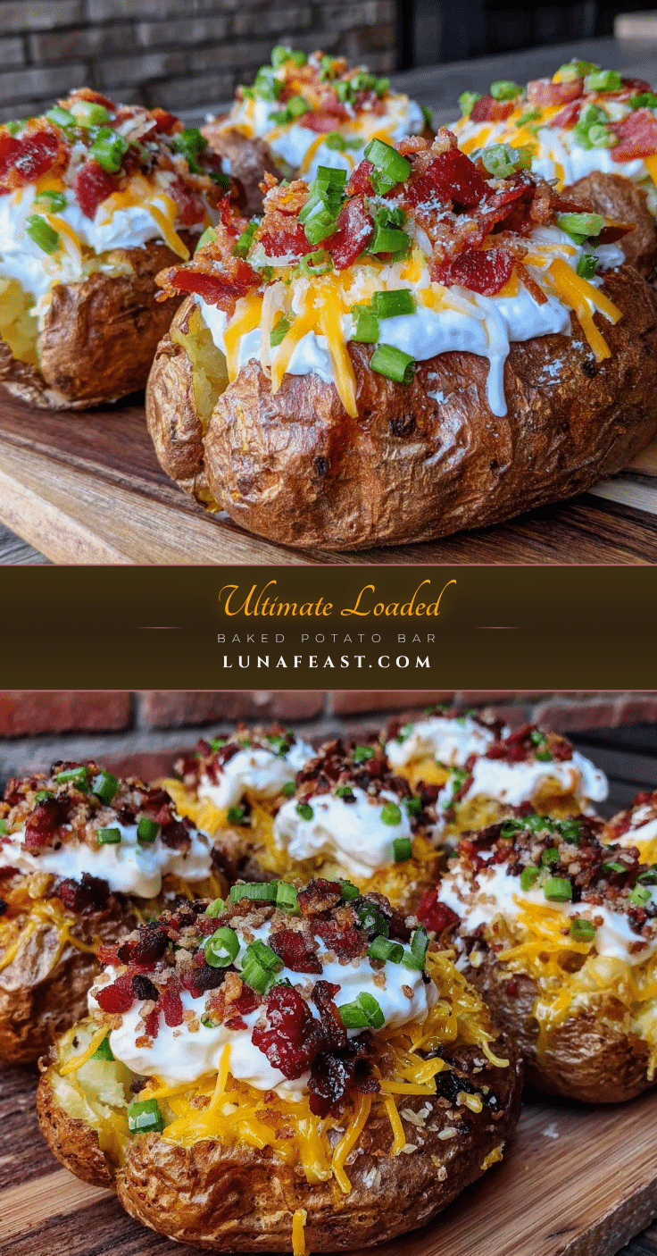 loaded baked potato bar recipe recipe