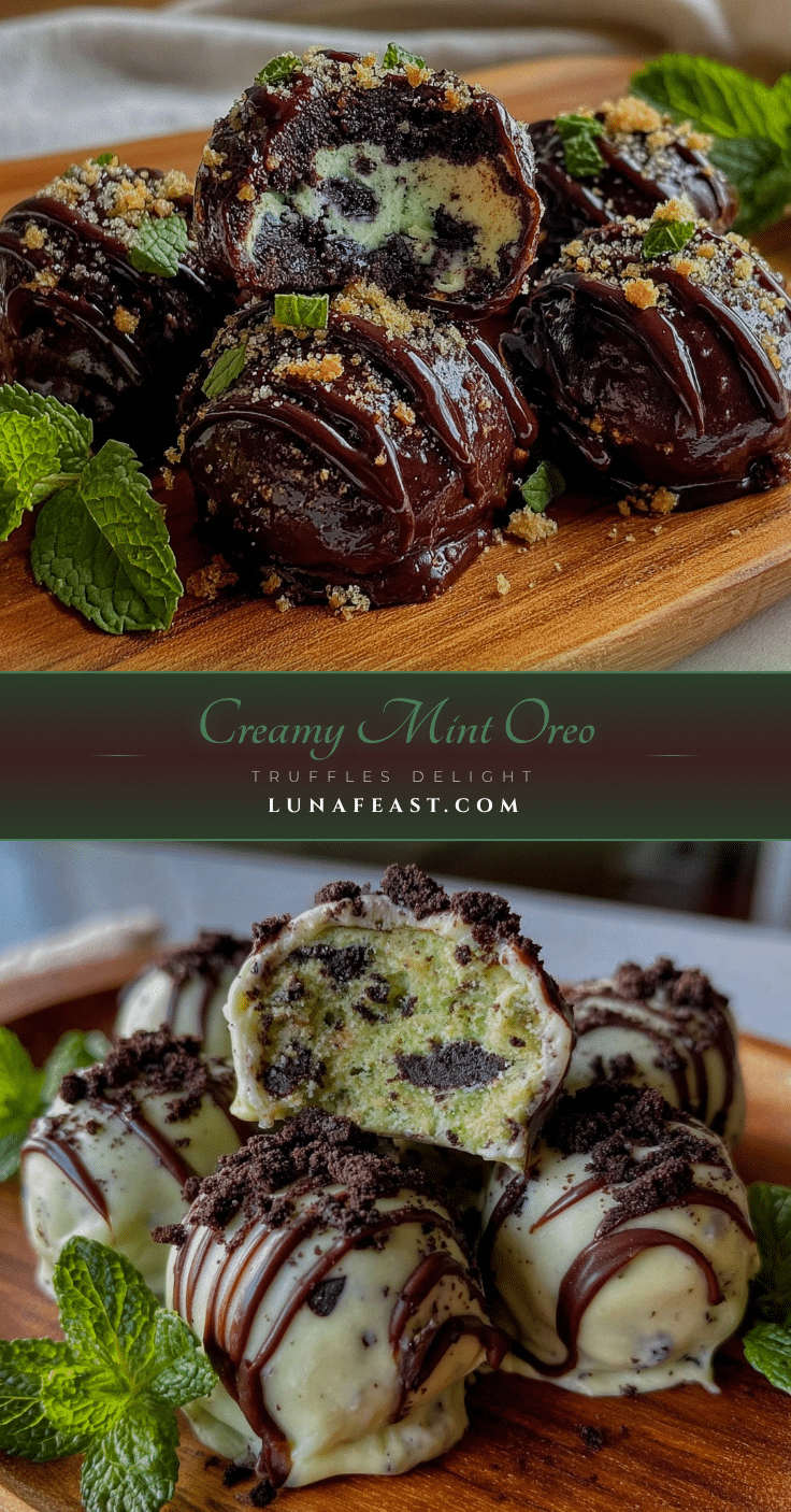 mint Oreo truffles recipe