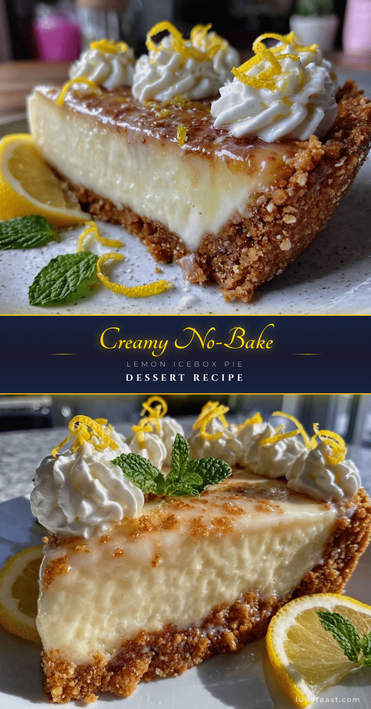 no-bake lemon icebox pie recipe