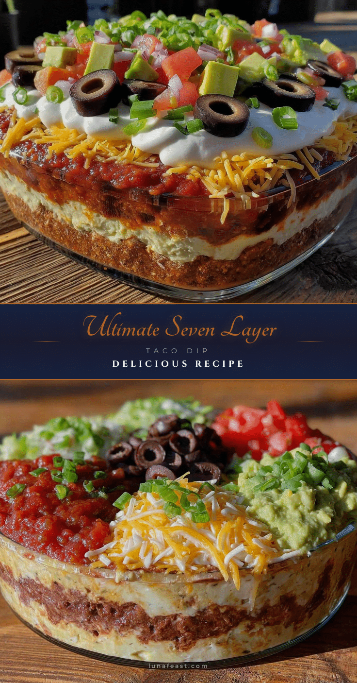 seven layer taco dip recipe