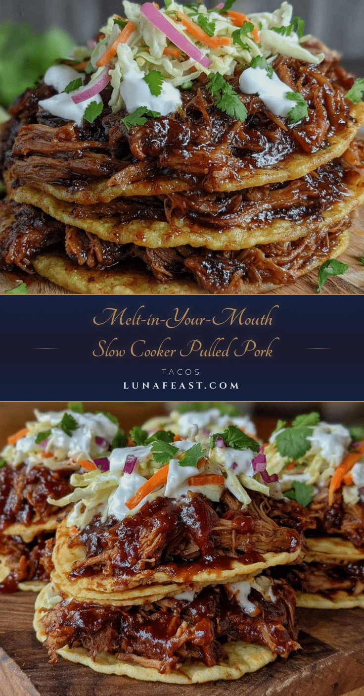 slow cooker pulled pork tacos recipe