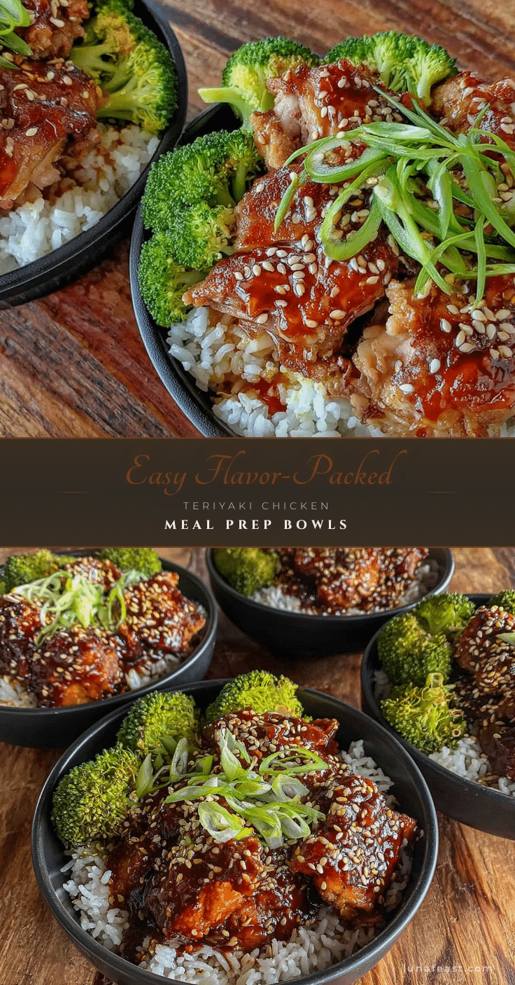 teriyaki chicken meal prep bowls recipe