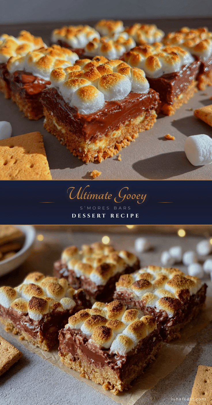 ultimate gooey s’mores bars recipe