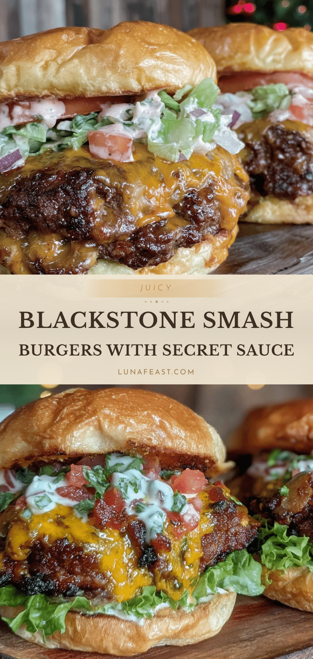 blackstone smash burgers recipe
