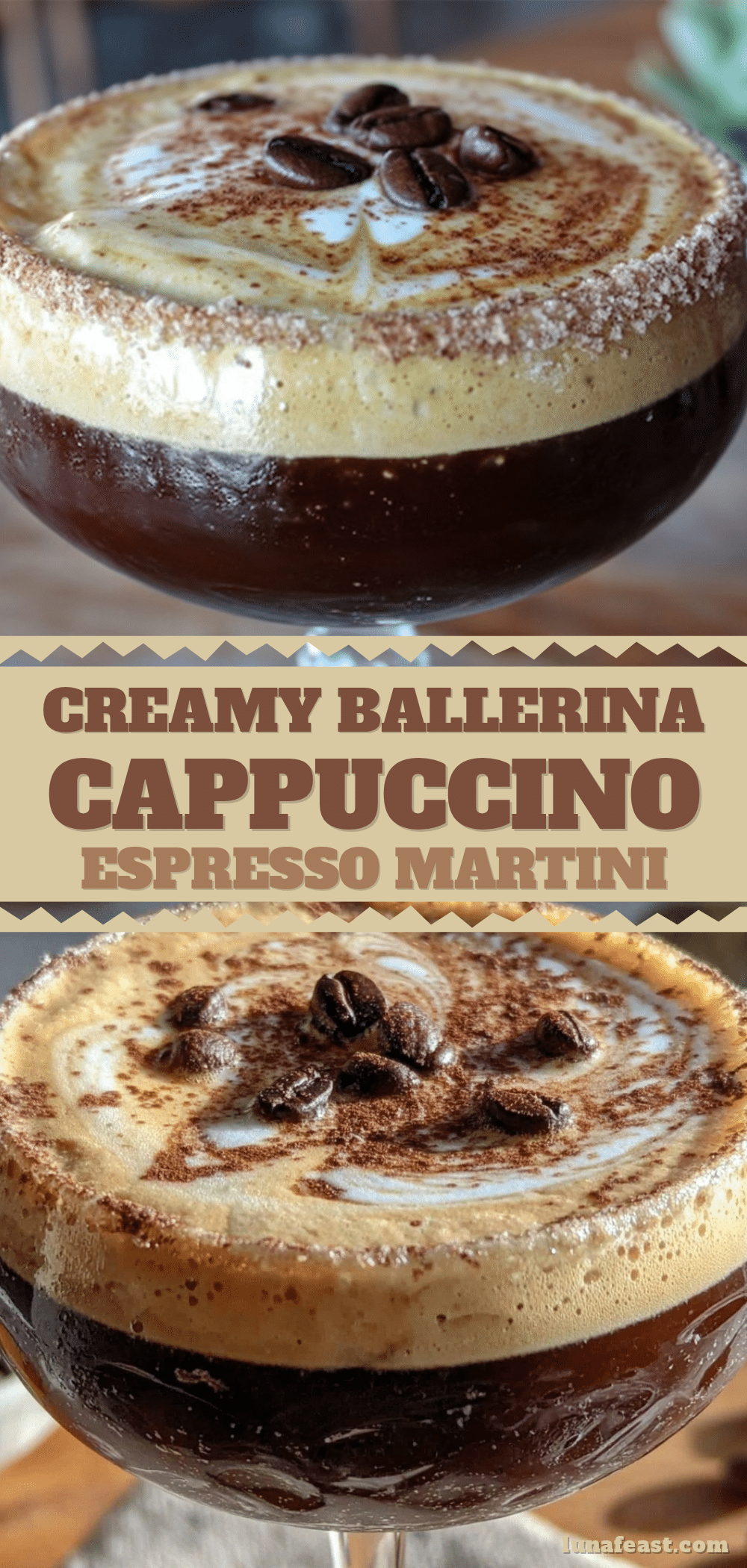 creamy ballerina cappuccino espresso martini recipe