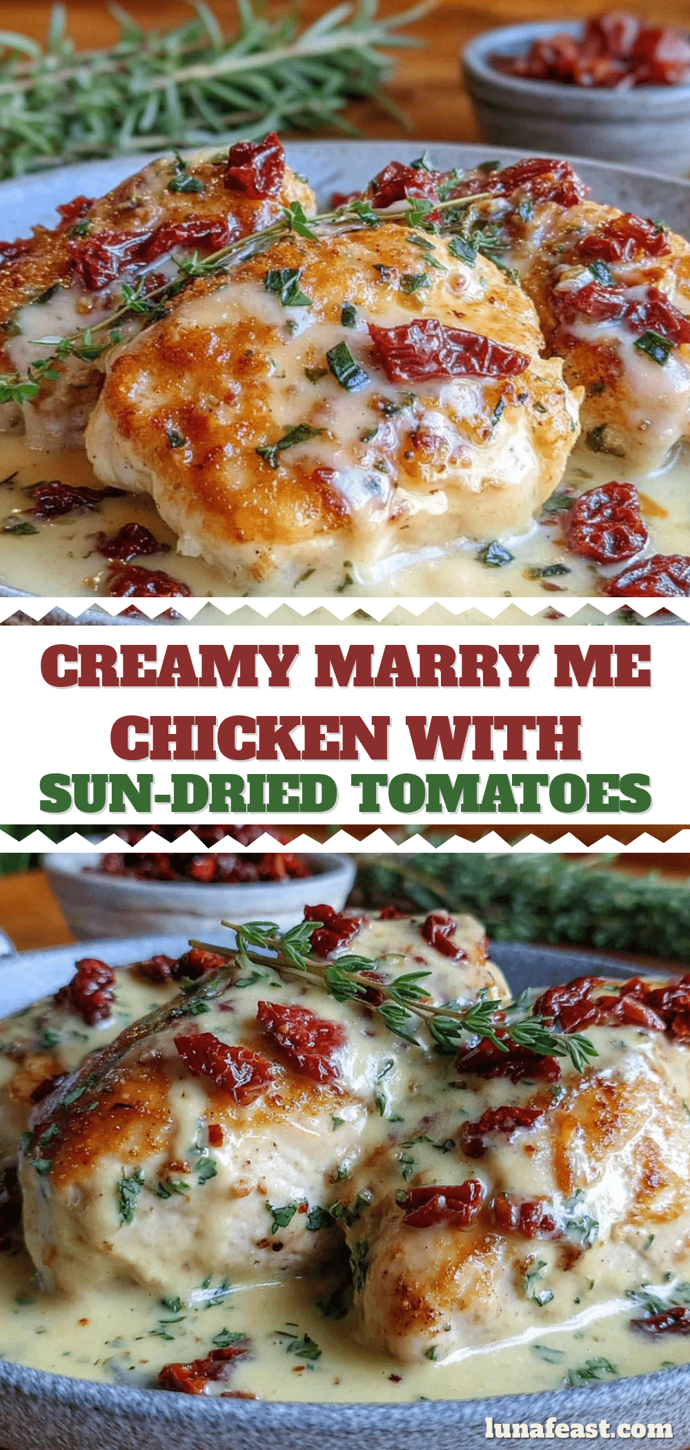 creamy marry me chicken recipe
