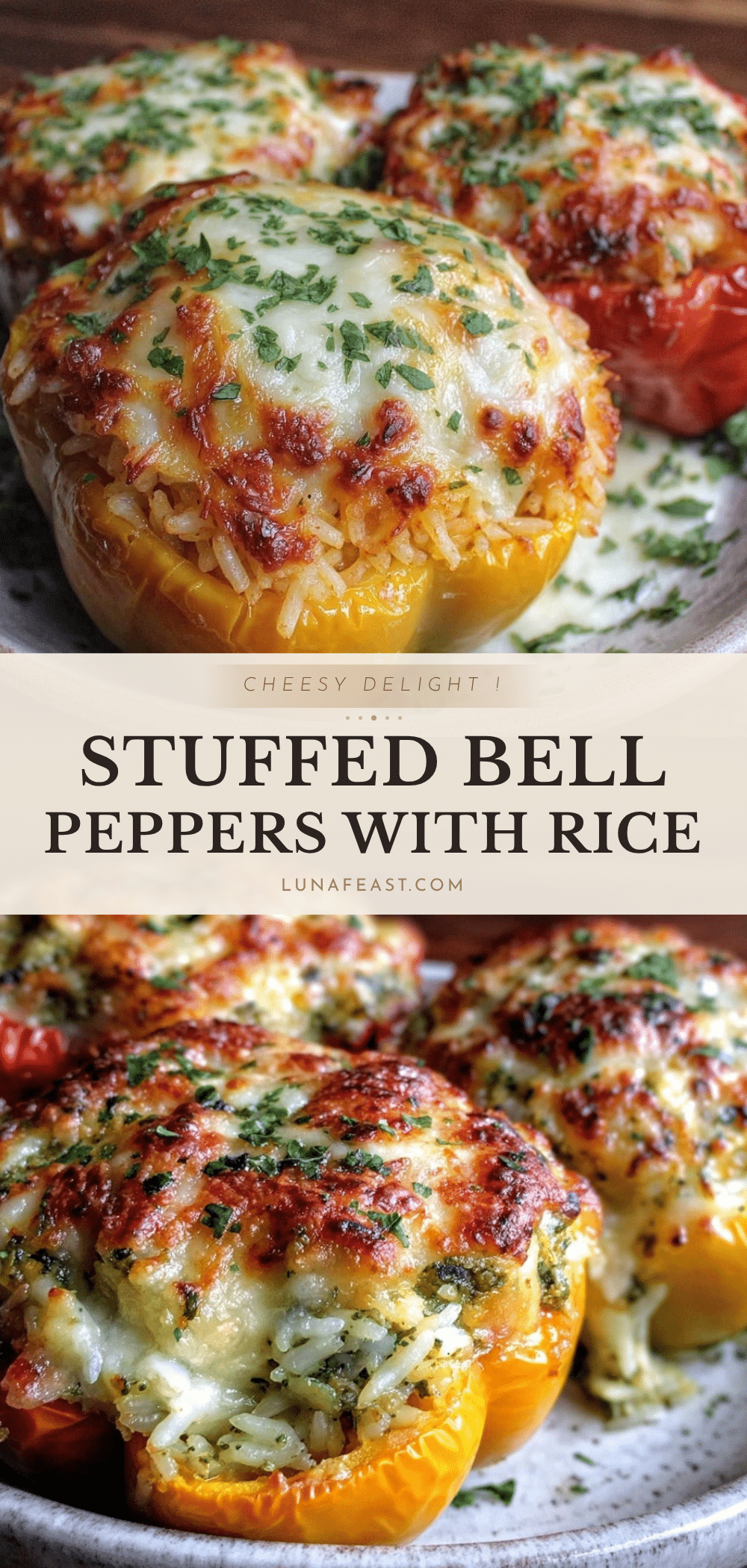 creamy stuffed bell peppers recipe