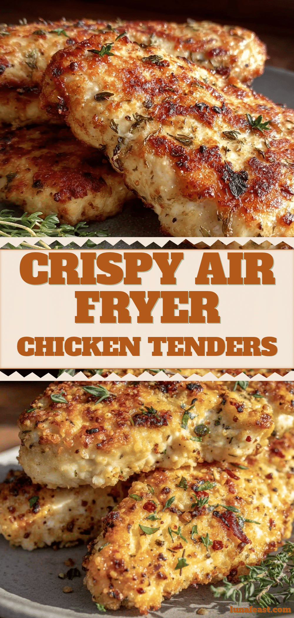crispy air fryer chicken tenders recipe