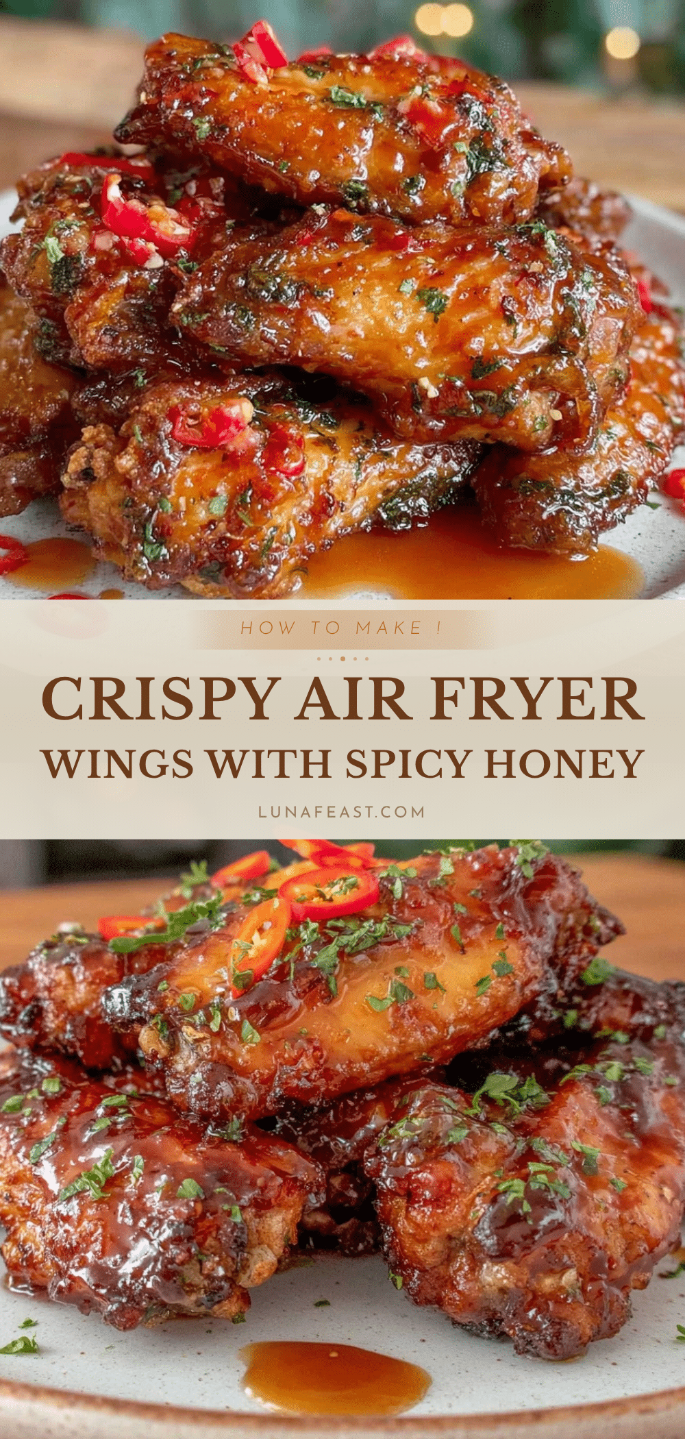 crispy air fryer chicken wings recipe