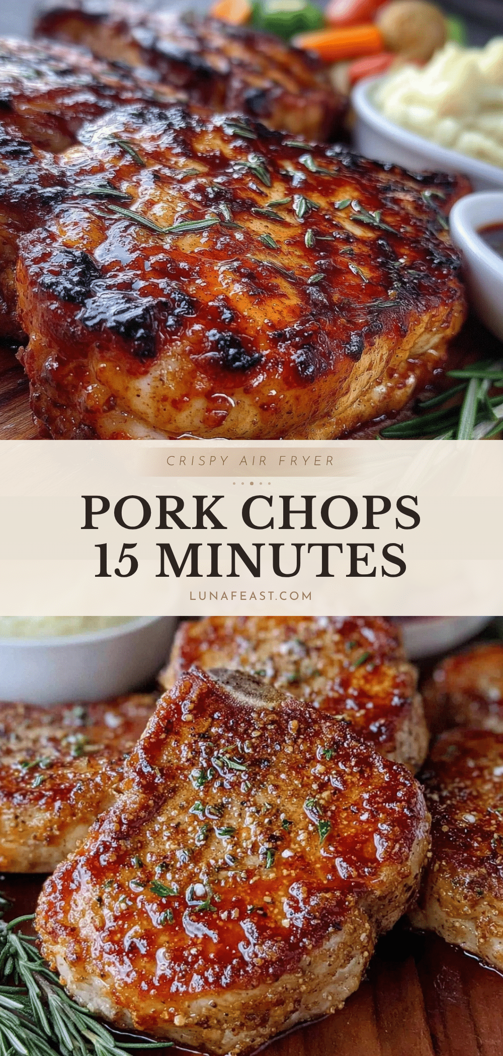 crispy air fryer pork chops recipe