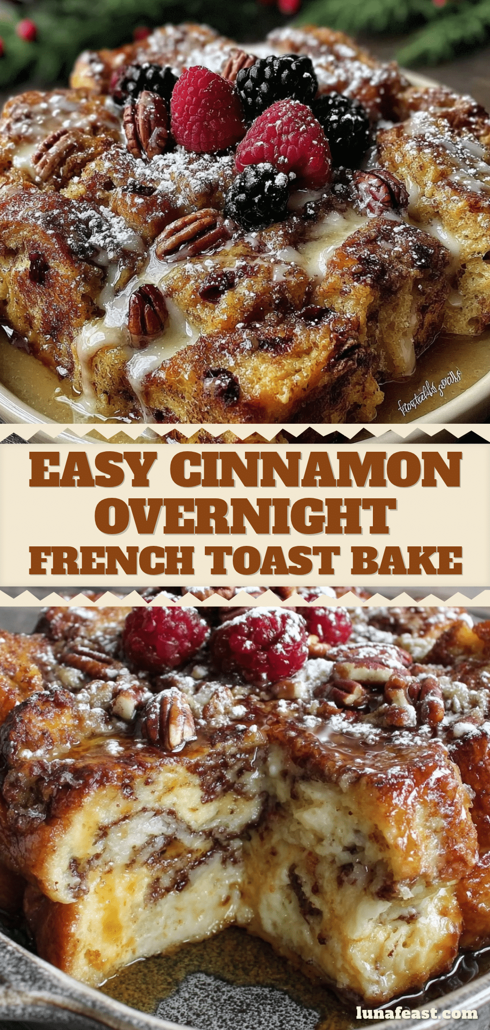 easy cinnamon overnight french toast bake recipe