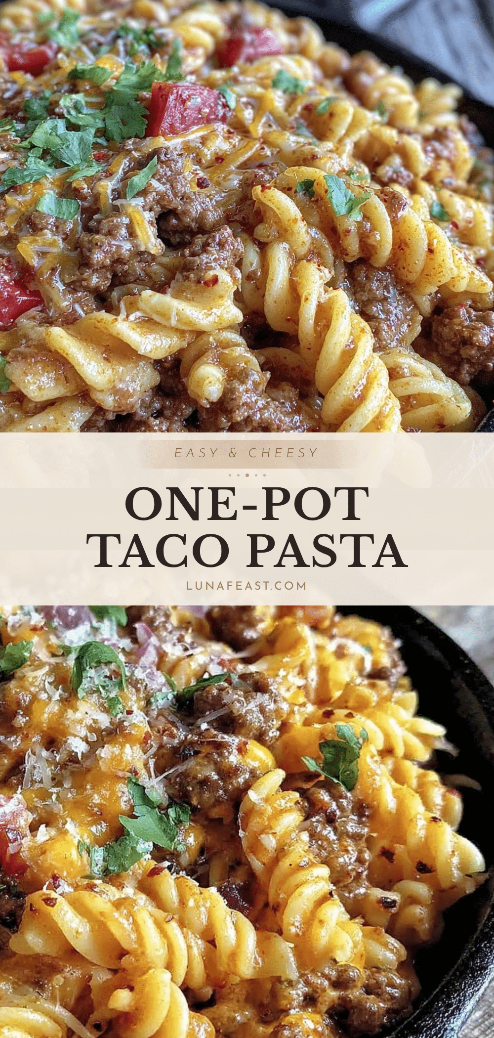 easy one-pot taco pasta recipe