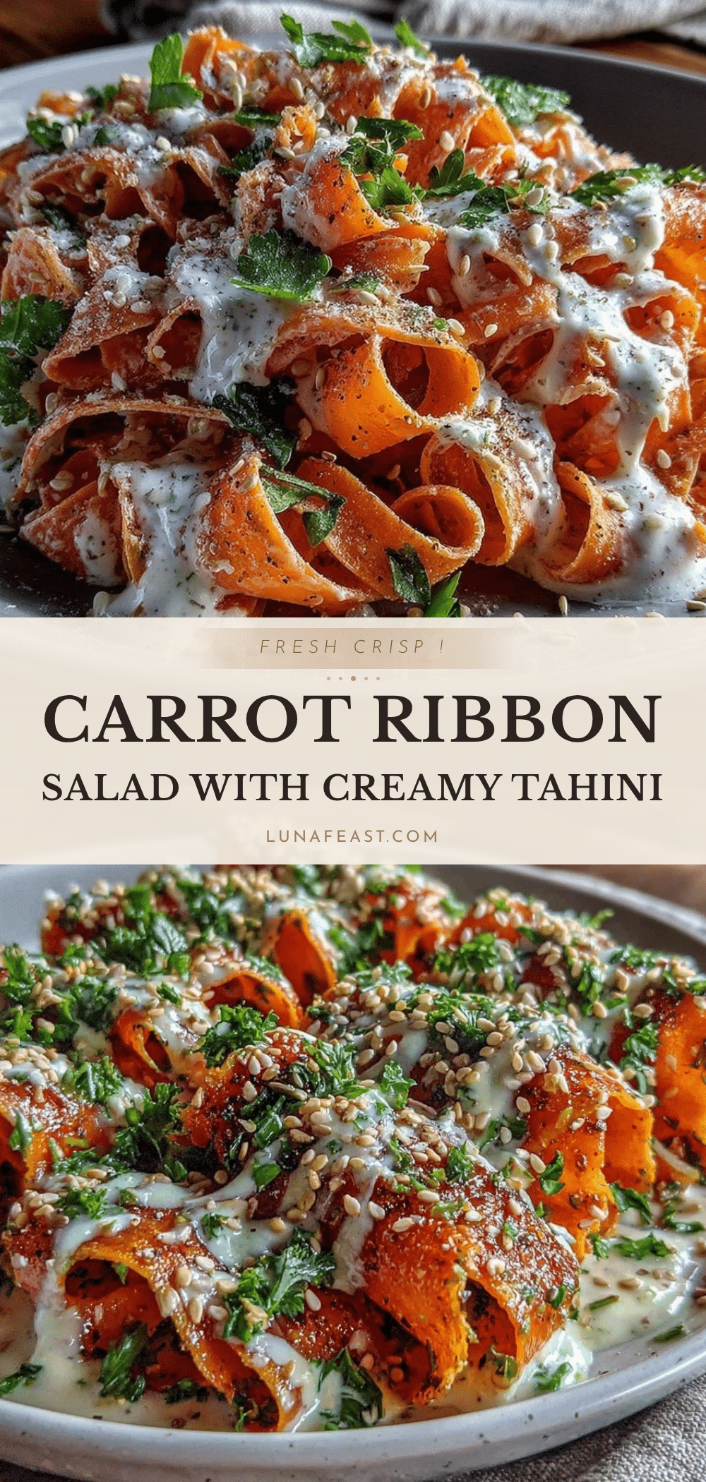 Fresh Carrot Ribbon Salad recipe