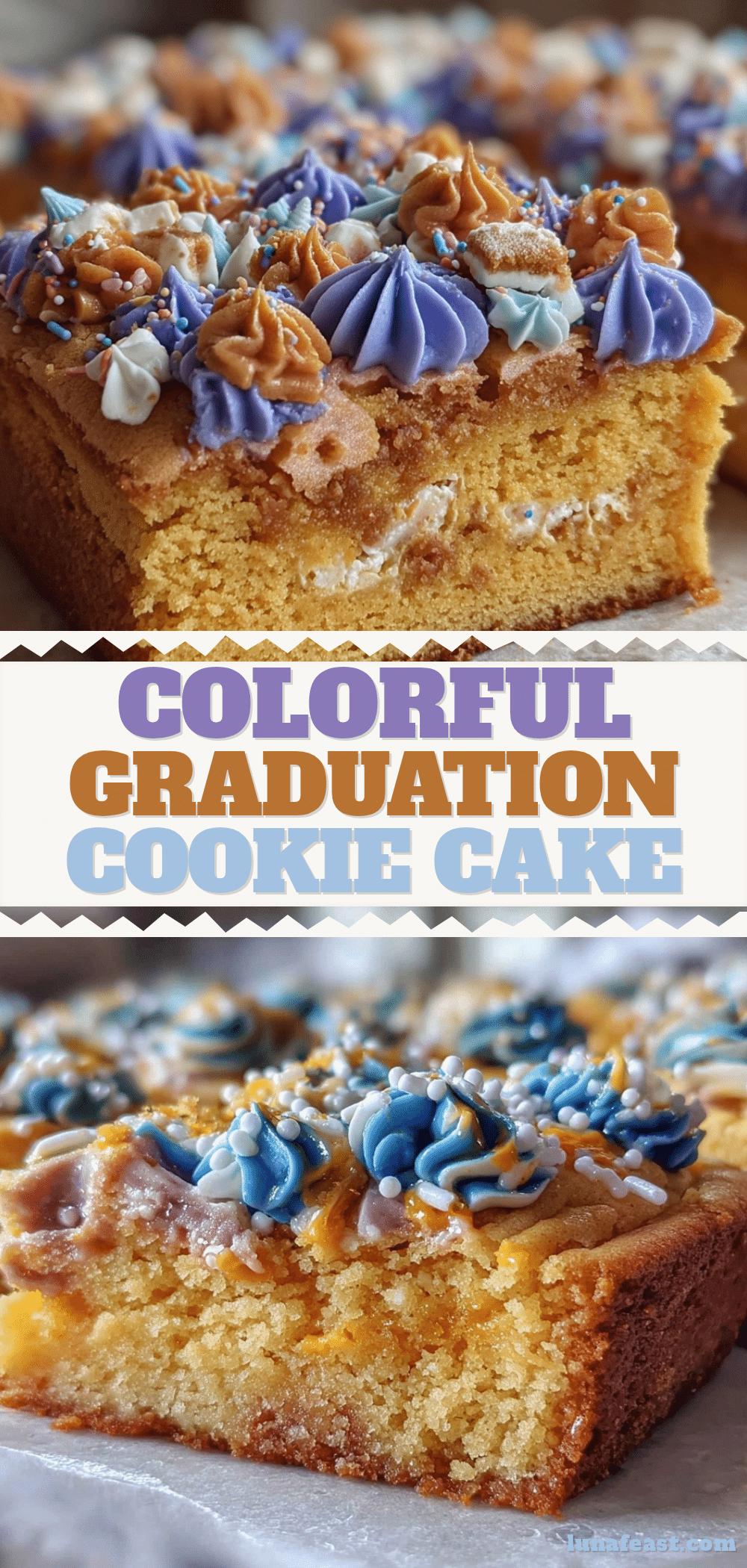 graduation cookie cake recipe