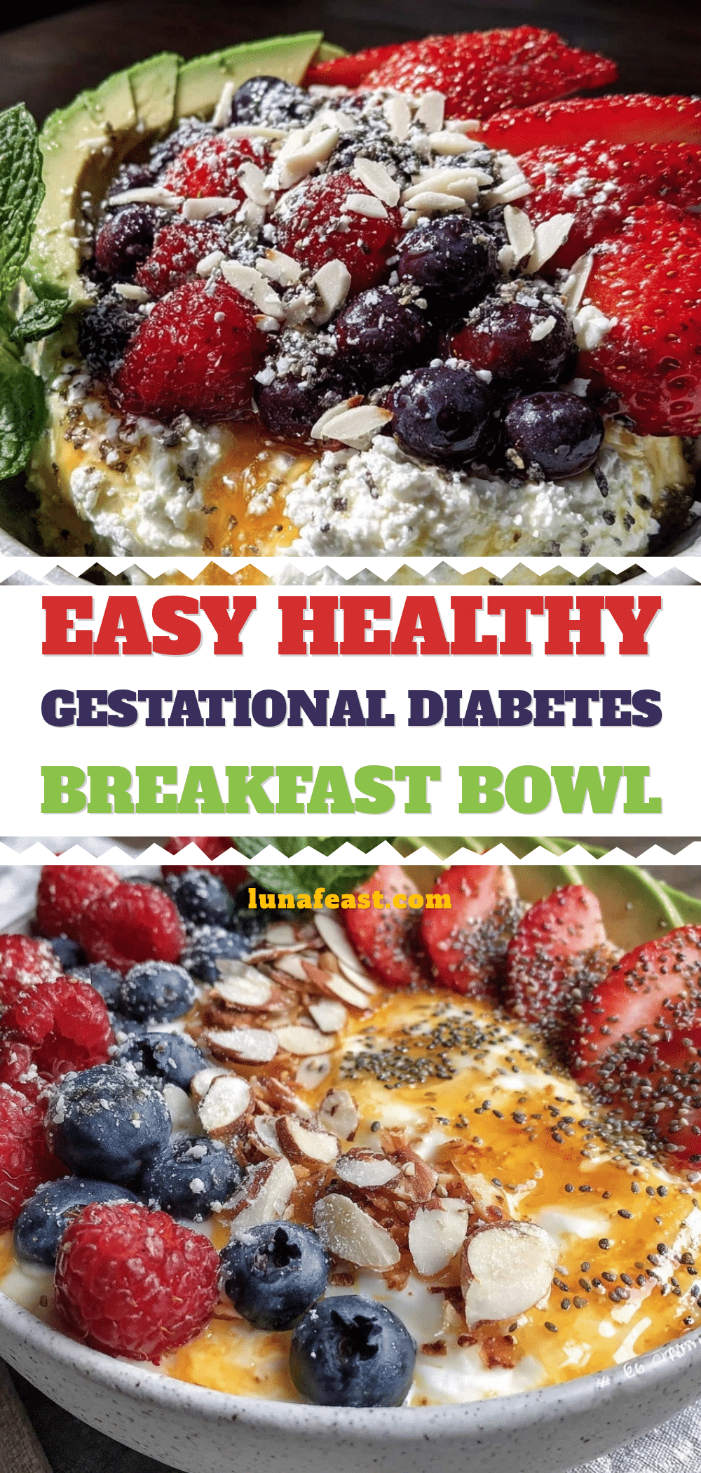 healthy gestational diabetes breakfast bowl recipe