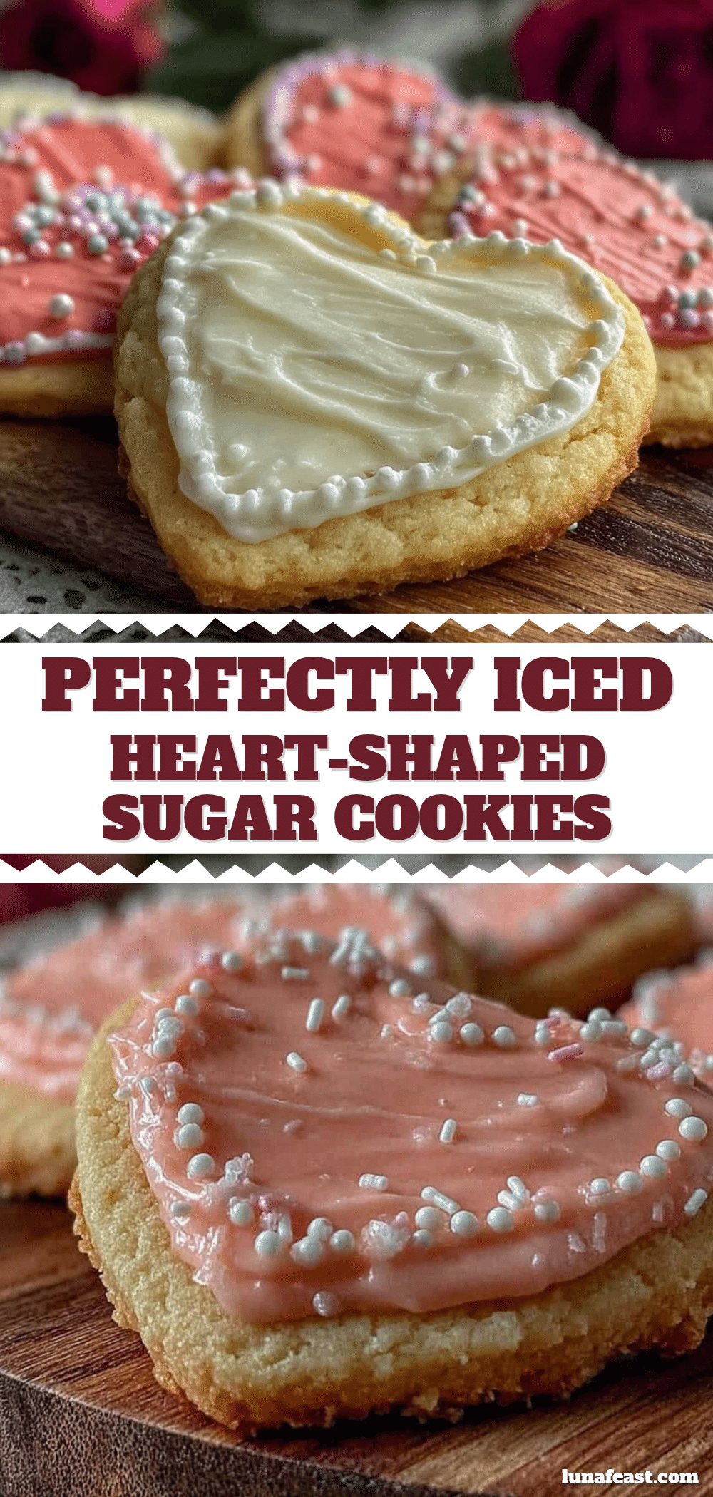 heart-shaped sugar cookies recipe